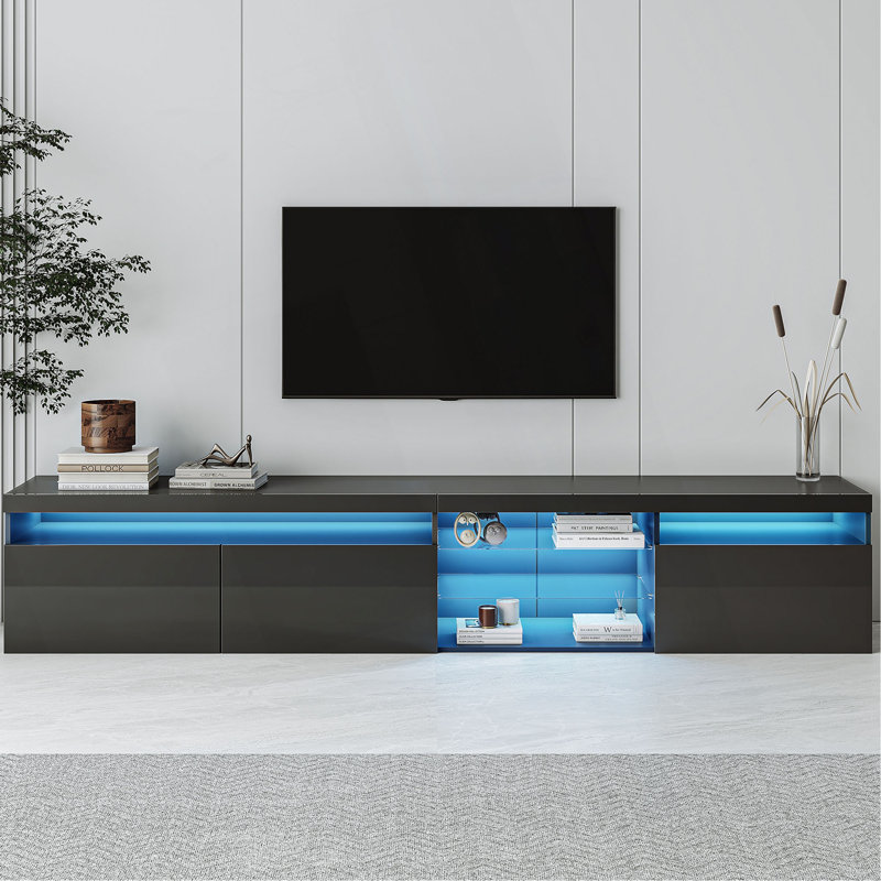 94.5'' Media Console, Black