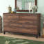 Commode double 6 tiroirs avec miroir Erithon