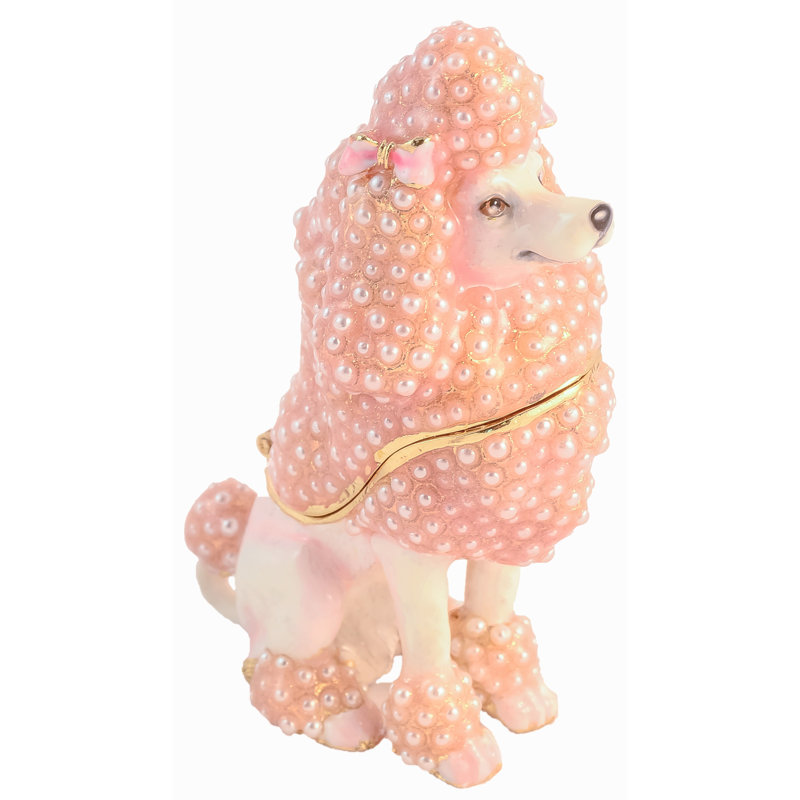 Poodle Metal Decorative Box