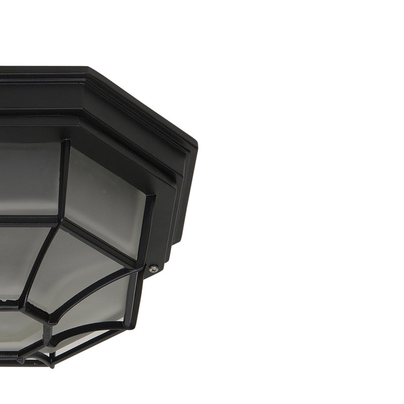 Berezinsky Outdoor Flush Mount, Black