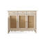 Buffet décoratif moderne en bois massif blanc-569042794