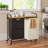 Laundry Hampers 2 Section with Rolling Wheels & Pull-out Bag, Bamboo Laundry Sorter for Laundry Room Bathroom