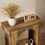 2 Tier Wood End Side Table Set With Innovative Arched Design-1077141340