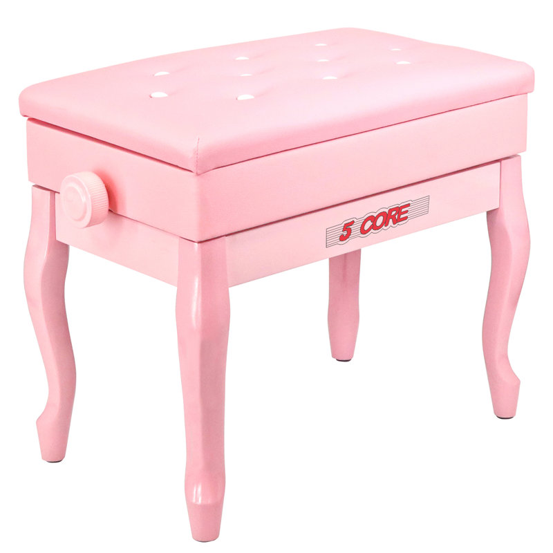 Tabouret réglable en bois 5 niveaux, Brun