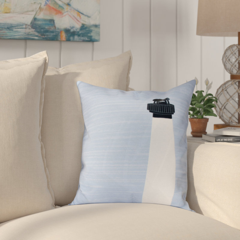 Housse et insert de coussin carré Light House, 20 po x 20 po
