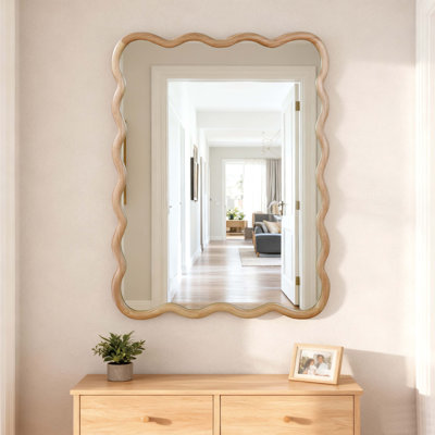 Miroir décoratif en bois naturel 30 "X40"