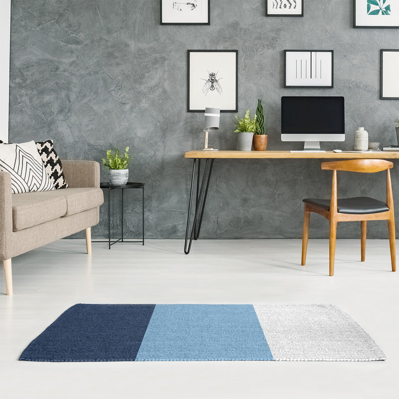 Tapis bleu area, Rectangle 5 pi x 7 pi