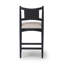 Haddon Stool-Black Rush-Counter-1963136176