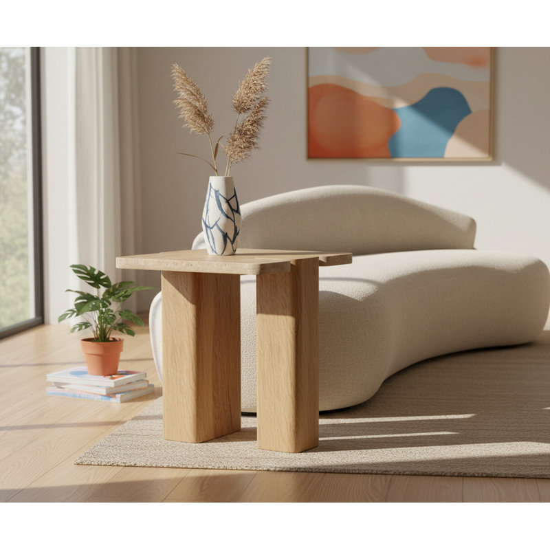 Table d'appoint Ravenna, Naturel
