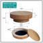 Table basse ronde en MDF avec rangement-826649741-826649740