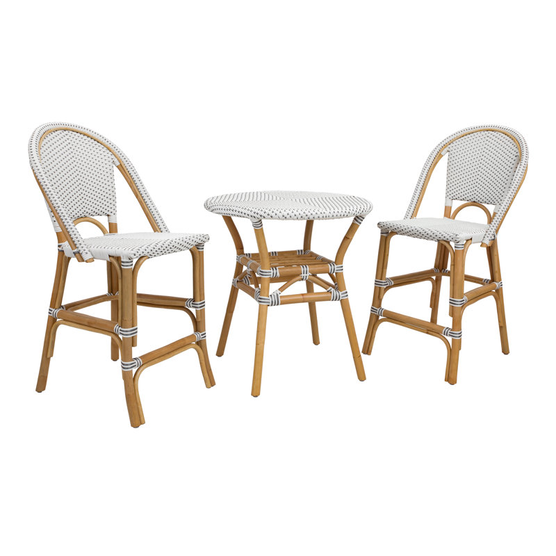 Lydney Counter Stool, White