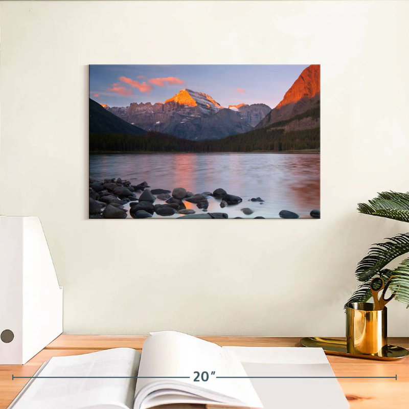 Coucher de soleil fantaisiste Alvord Montana, H 8 po x l 12 po