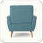 Fauteuil club Mid Century-1664038949