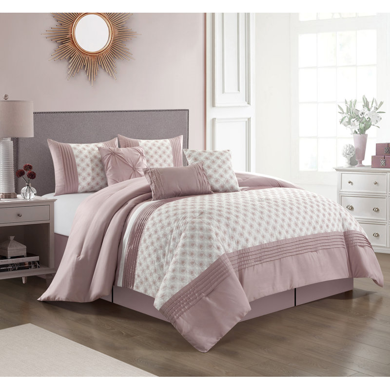 Elisha Reversible Comforter Set, King Comforter + 7 Additional Pieces