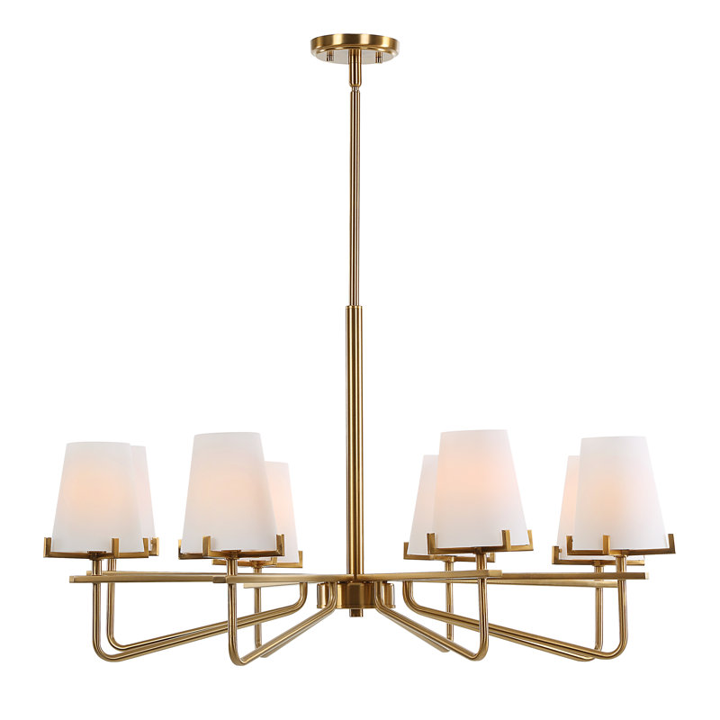 Aurthur 8 - Light Steel Classic / Traditional Chandelier