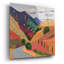  «Wanaka Valley» par Jenny Wantuch, art mural en verre acrylique, 24 po x 24 po-308718107