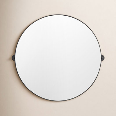 Evvie Metal Flat Wall Mirror