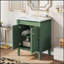 Meuble-lavabo moderne à 2 niveaux avec lavabo supérieur, armoire de rangement durable pour une organisation efficace et un design élégant-15684872