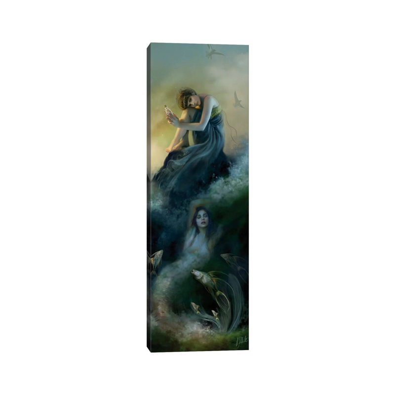 I Hear Voices by Bente Schlick - Wrapped Canvas Panoramic Gallery-Wrapped Canvas Giclée, 30.48 cm H x 91.44 cm W x 1.91 cm D