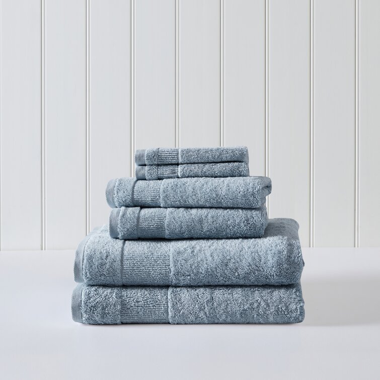 LANE LINEN Luxury Ribbed Bath Towels - 100% Cotton Towels for Bathroom,  Zero Twi