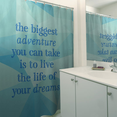 Shower Curtain and Liner Included