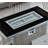 43" Propane Gas Fire Pit Table, 60000 BTU Rectangular Open Weave Wicker Fire Pit with Glass Wind Guard for Outside Patio Deck Garden Backyard-1366888679