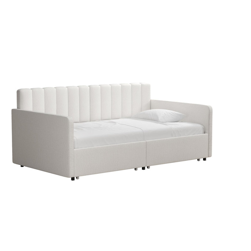 Keyten Upholstered Daybed with Storage Drawers