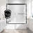 55"-60" W x 60" H Shower Door-128504512