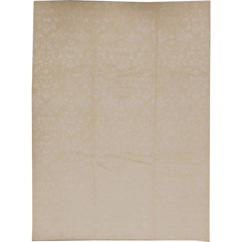 Floral Area Rug in Ivory