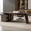 Bureau rectangulaire en bois manufacturé Coffee-1904423930