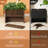 Outdoor All-Weather Long Box Planter With Removable Drip Tray-741215590-753727828