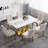 Hoppus 6 - Person Pedestal Dining Set-2107045113-2107045108