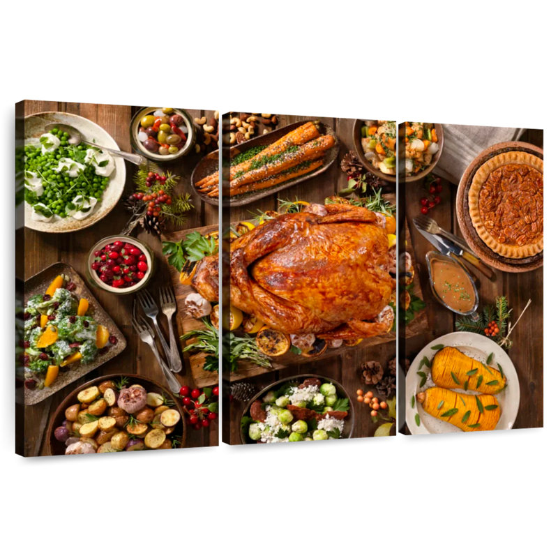 Yarlin Thanksgiving Feast, 20" H x 33" W