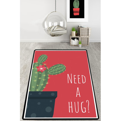 Stylish Area Rug, 4.6 x 6.2 Feet, 100% Polyester, 0.4 in Pile Height | Antibacterial, Non-Slip Underside, Machine Washable | Perfect for Living Room, Bedroom, and Dining Spaces, Durable & Easy to Maintain