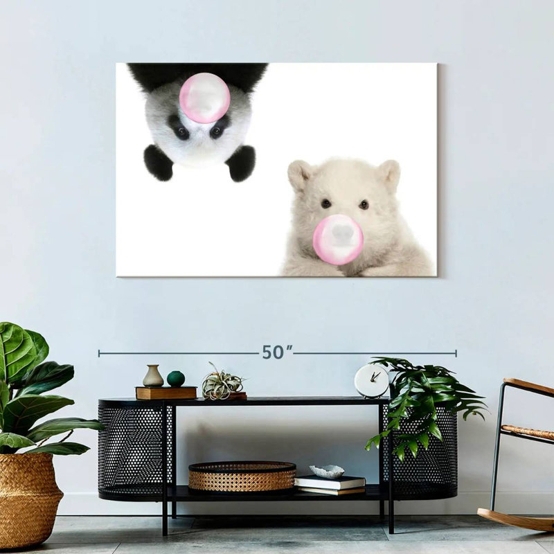 " Bears Bubble Gum " by Emma P, 30" H x 45" W x 1.25" D