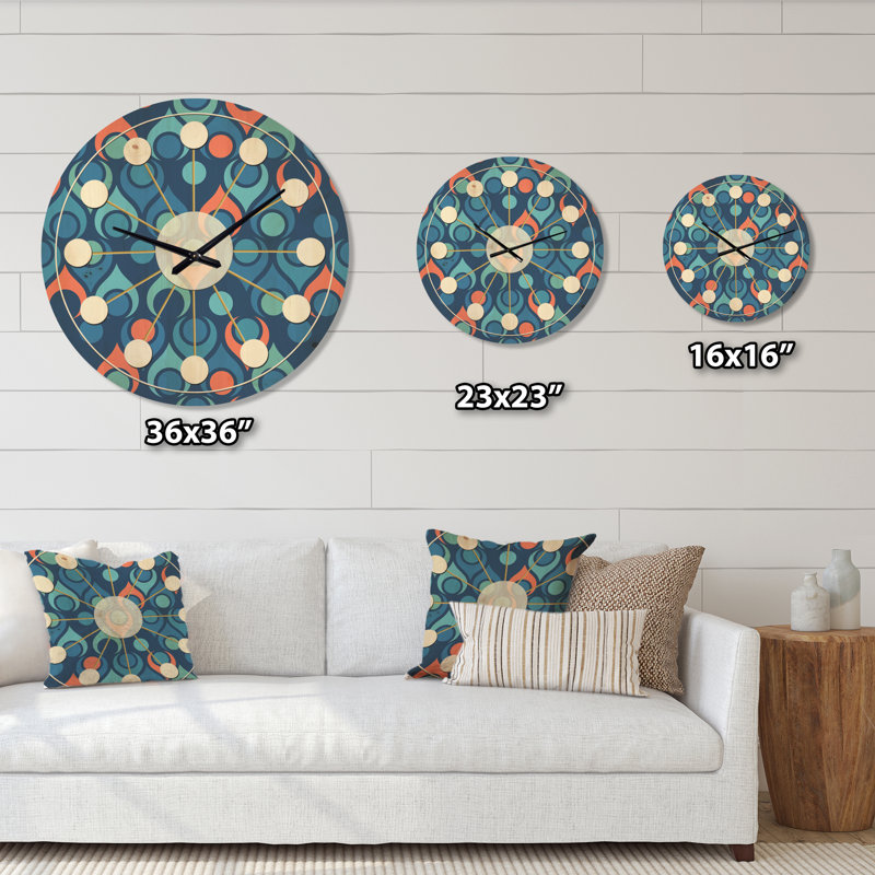 Horloge murale abstraite, Petit