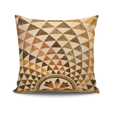 Coussin décoratif, 17,0 x 17,0 pouces, 50% coton / 50% polyester, lavable à la machine, repassable, rembourrage en silicone, fermeture à glissière dissimulée | Coussin décoratif doux et élégant pour le salon, la chambre à coucher et le bureau