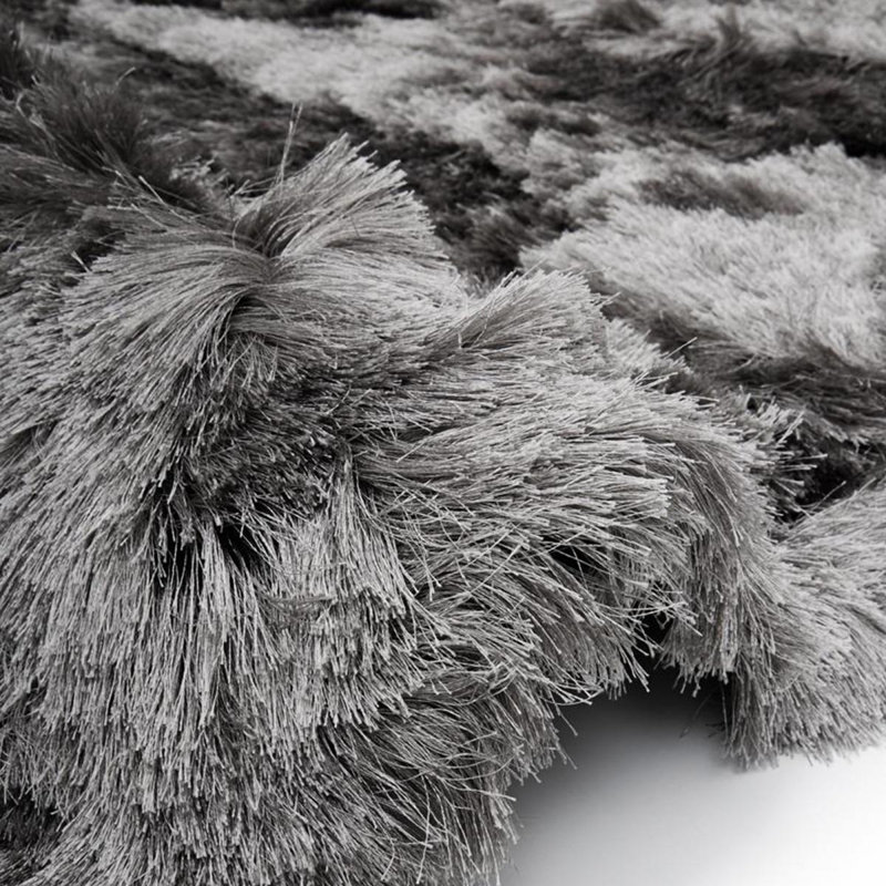 Molena Solid Colour Hand Woven Shag Area Rug, Rectangle 200 x 290cm