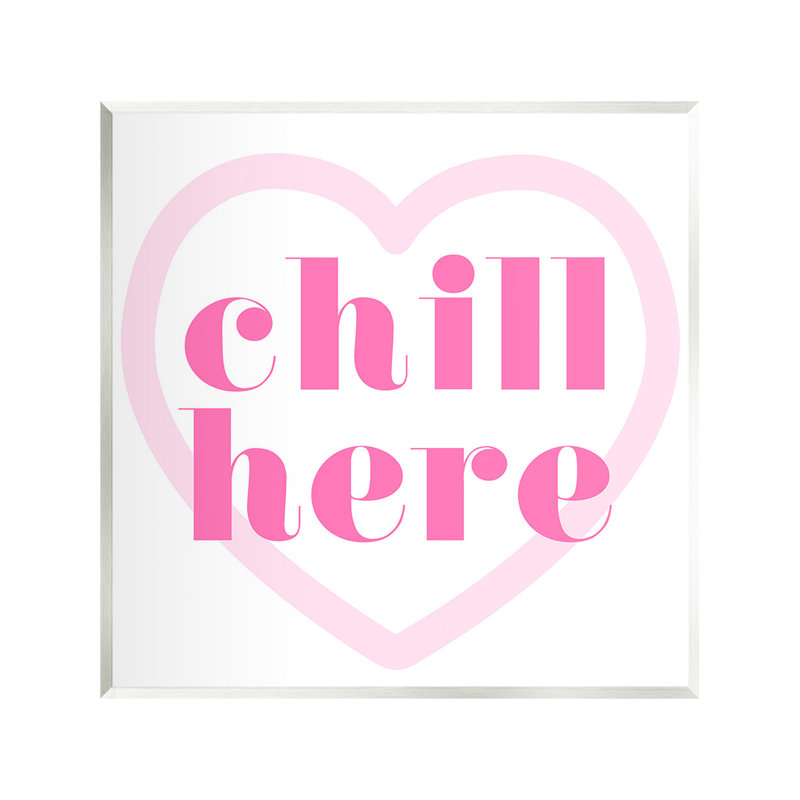 Art mural «Chill Here with Heart» par Lil 'Rue
