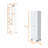 White Storage Shelves Broom Cabinet