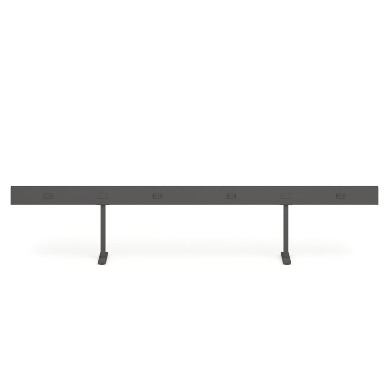 Rail électrique à rampe, Gris anthracite, H 23,5 po x l 50 po x P 14,5 po