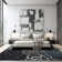 Carius Performance Floral Gray/Blue/Black/White Area Rug