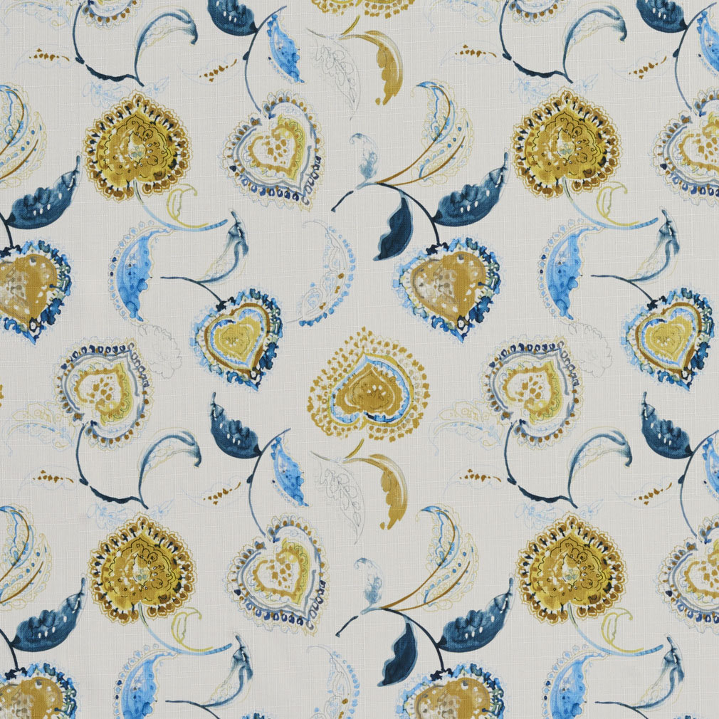 Floral Print Fabric Wildon Home® 