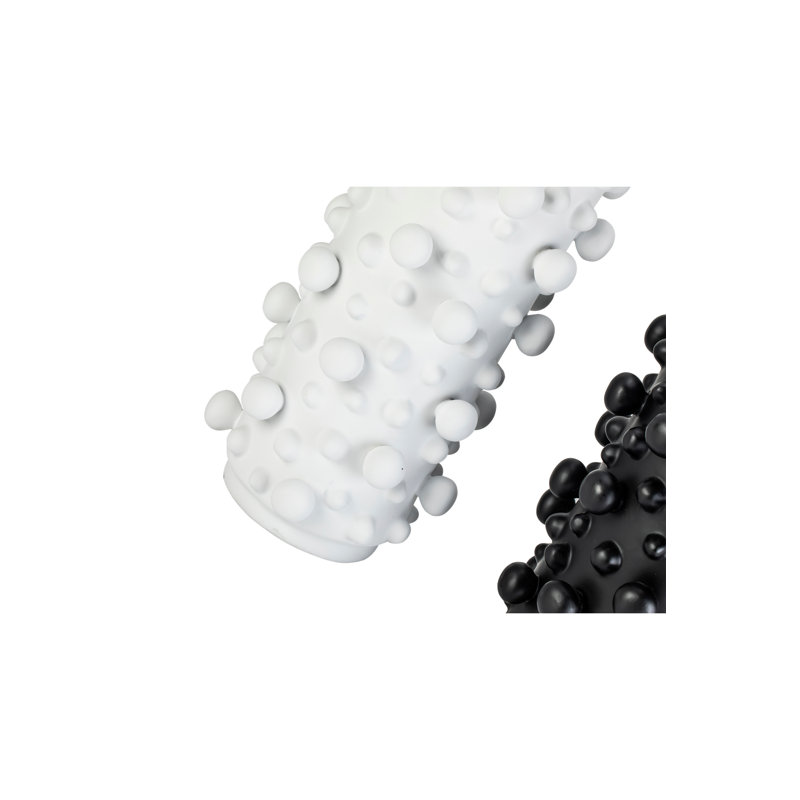 Bobble Composite Table Vase, 18.5" H x 7.48" W x 7.48" D, White