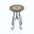 Round Ceramic Outdoor Side Table