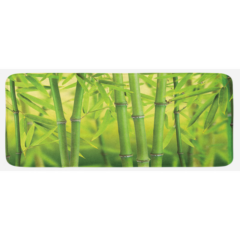 Tapis de cuisine en bambou