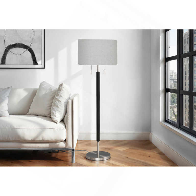 Lighting, Metal, Grey Shade, Contemporary