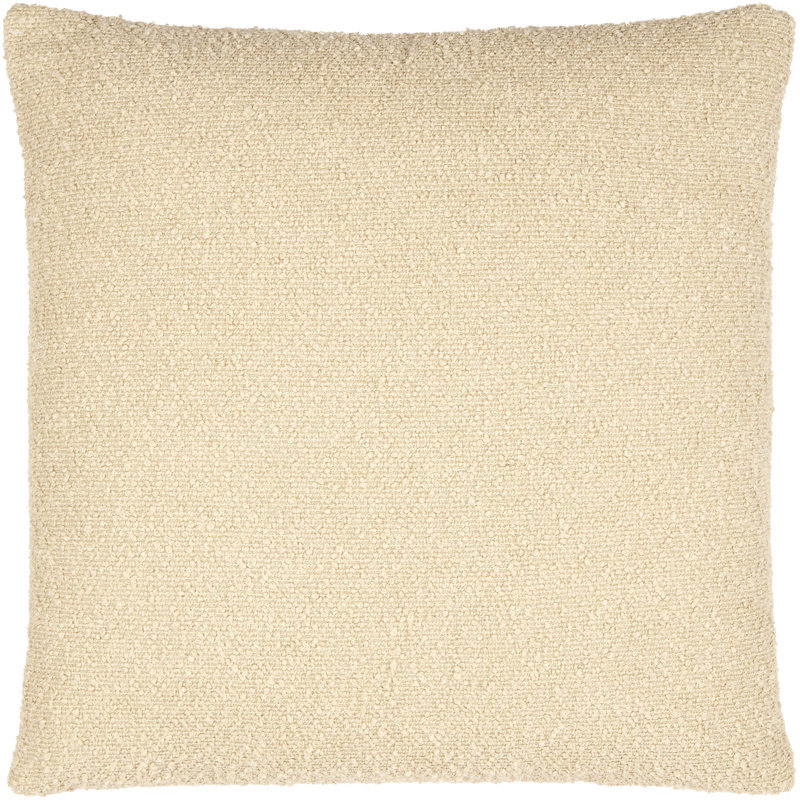 Housse de coussin Olinda, H 20 po x l 20 po, Housse de coussin seulement - sans coussin, Beige
