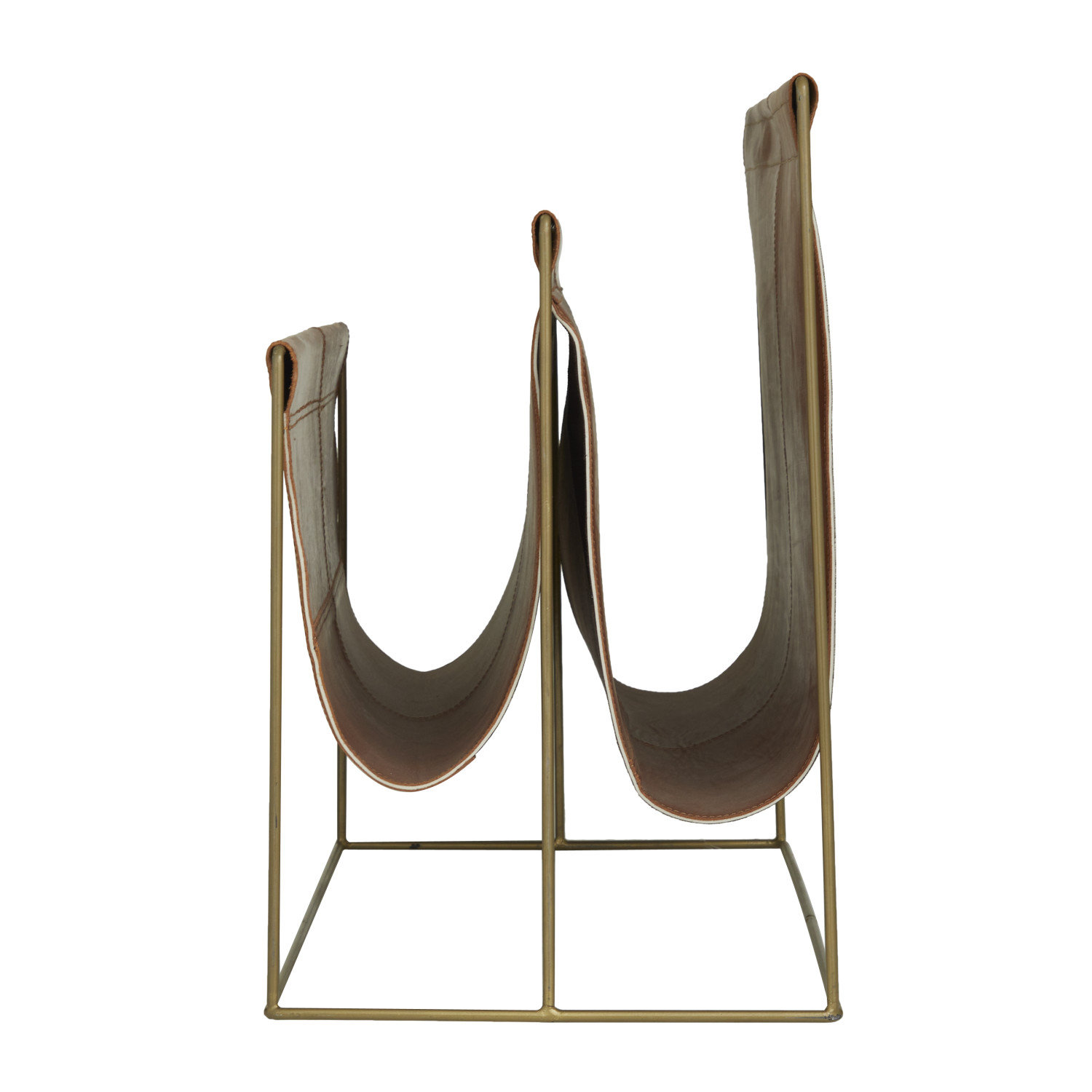 Ginesta Magazine Rack, Brown