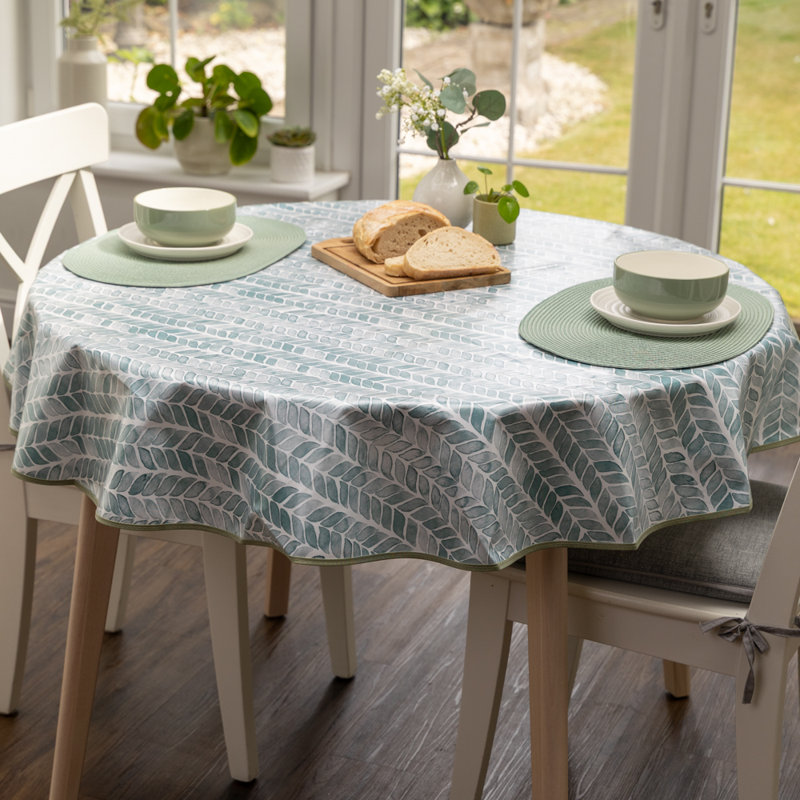 Japondi 140cm round Eco Line PVC Free Polyester Tablecloth